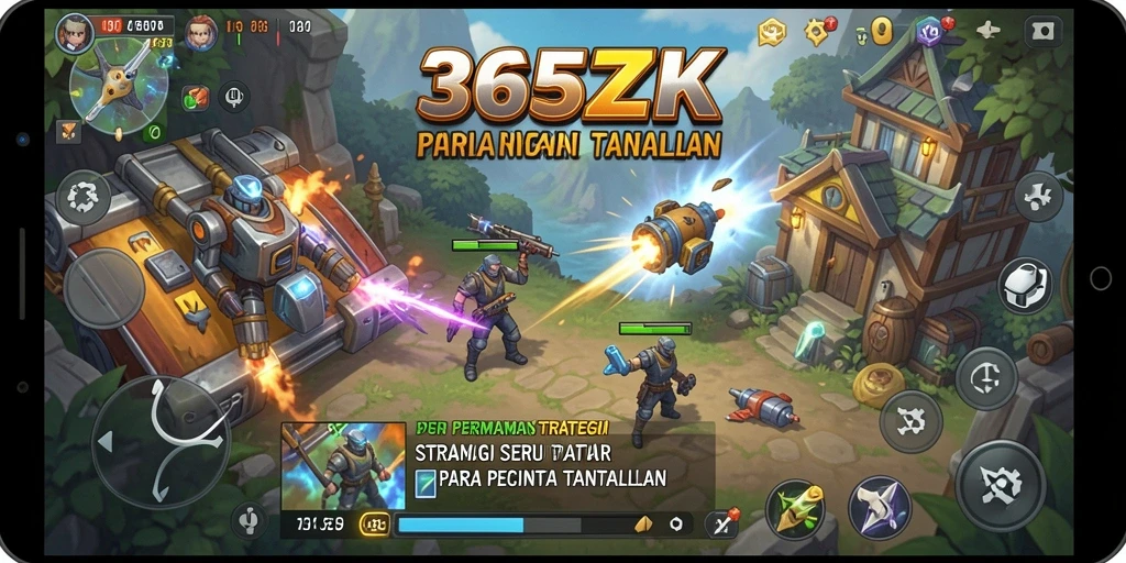Tampilan gameplay <strong>365ZK</strong> menunjukkan aksi strategis yang mendebarkan.