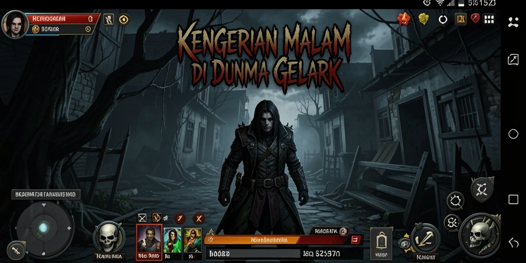 Tampilan gameplay menyeramkan di dalam dunia kegelapan 5ZK.