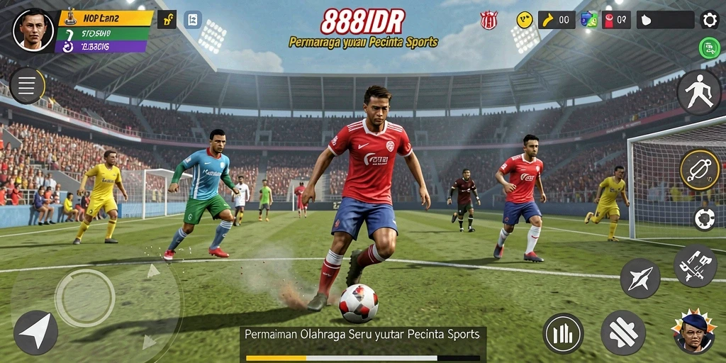 Gameplay seru dengan kompetisi olahraga yang menantang.