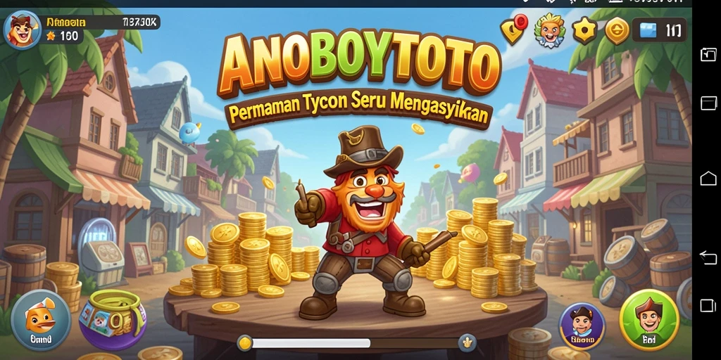 Gameplay Tycoon yang memukau dan penuh strategi.