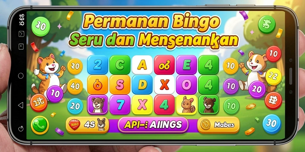 Tampilan gameplay Bingo yang seru dan interaktif.