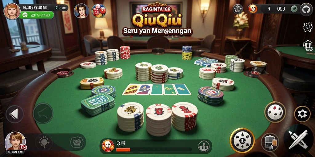 Gameplay seru QiuQiu dalam BAGINTA168.