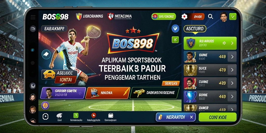 Tampilan gameplay Sportsbook BOS898 yang menarik dan interaktif.
