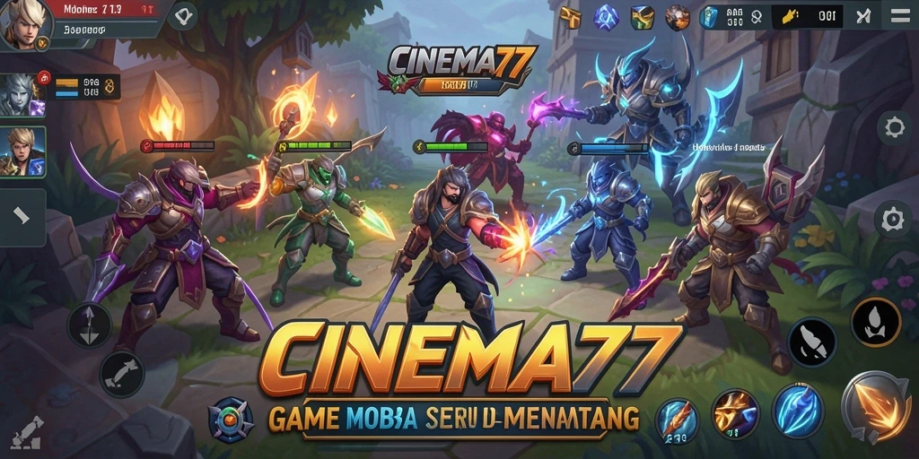 Tampilkan aksi seru dalam gameplay MOBA di CINEMA77.