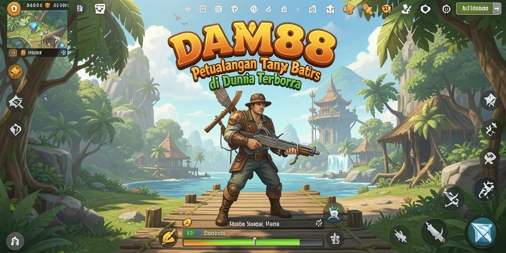 Tampilan gameplay <strong>DAM88</strong> yang mendebarkan dengan berbagai lokasi menakjubkan.