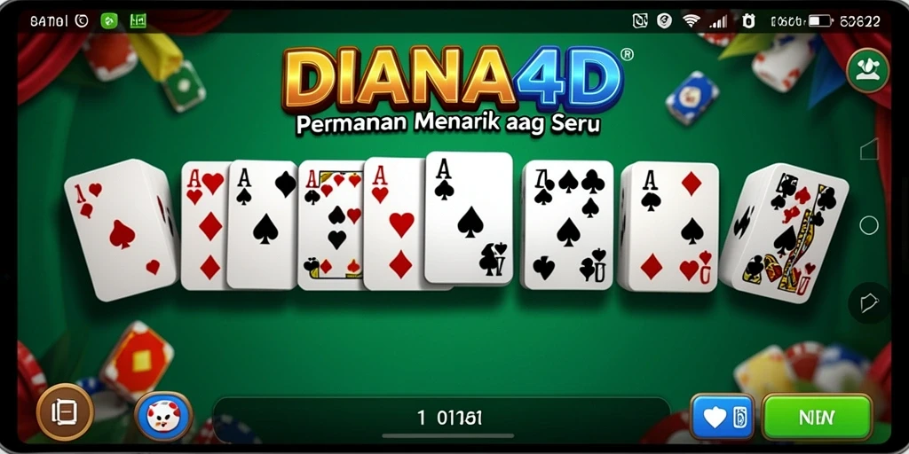 Tampilan gameplay seru dalam DIANA4D dengan grafis menarik.