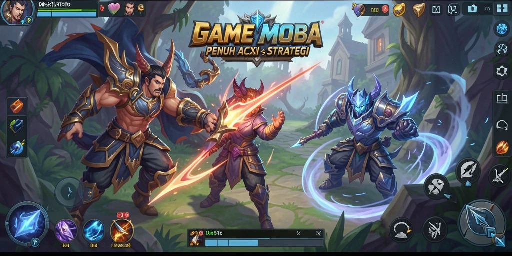 Gameplay seru dari DIREKTURTOTO dengan karakter yang beragam.