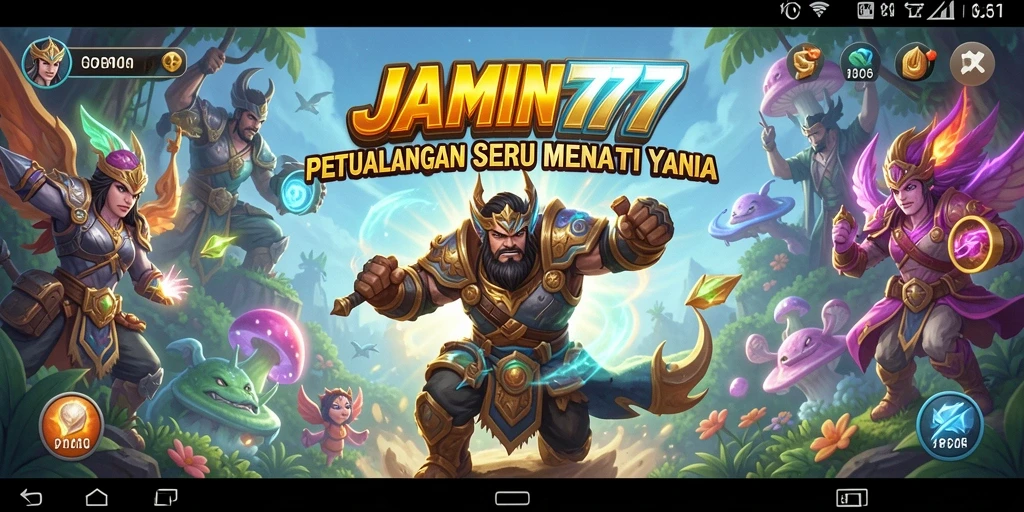 Tampilan gameplay seru di JAMIN777 sebagai game Adventure