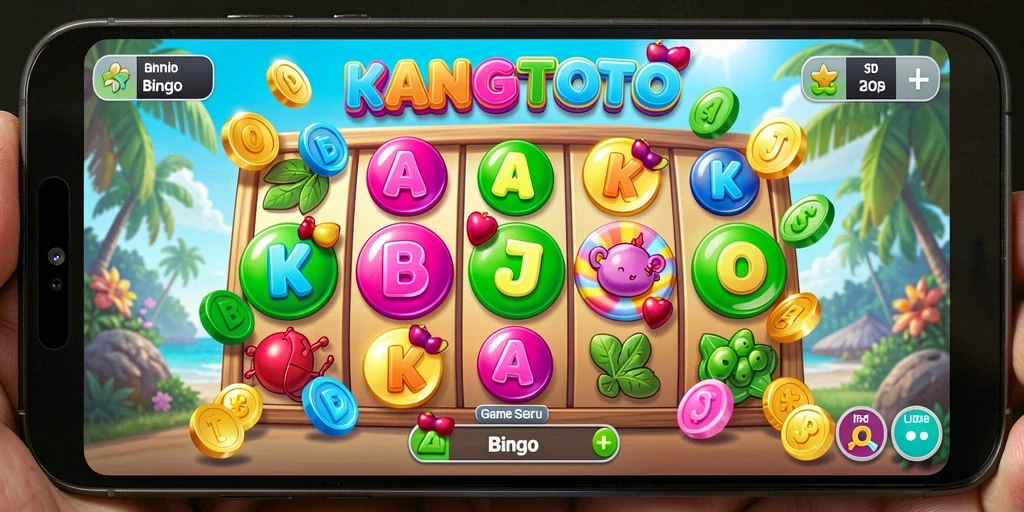 Screenshot gameplay KANGTOTO yang menampilkan keseruan bermain Bingo.