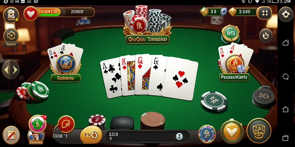 Tampilan gameplay QiuQiu yang menarik dan interaktif di KOIN138.