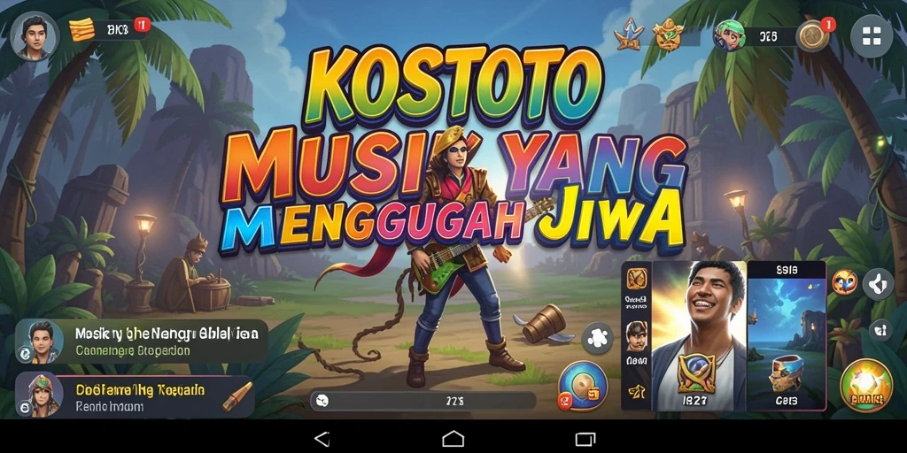 Gameplay KOSTOTO menampilkan pengalaman musik interaktif dan menyenangkan.