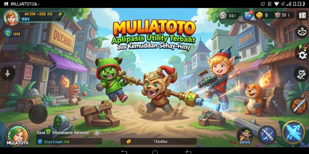 Tampilan antarmuka MULIATOTO yang menarik dan ramah pengguna.