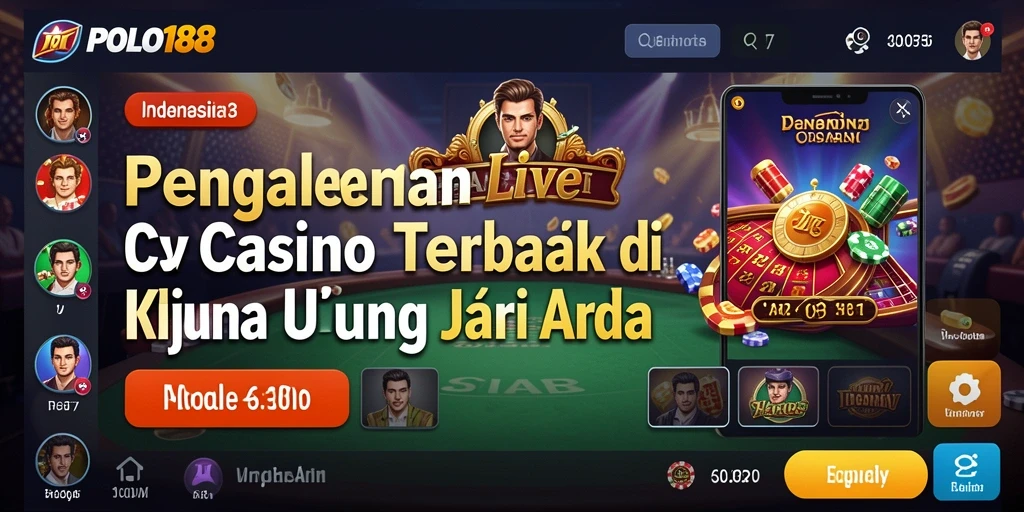 Gameplay menegangkan dengan dealer langsung di POLO188.