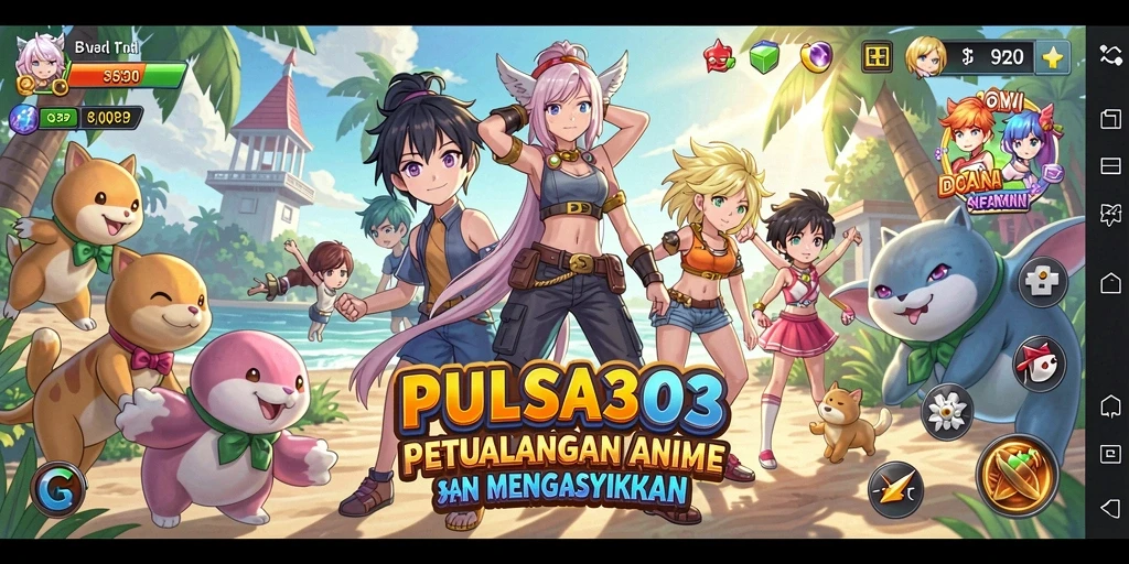 Tampilan gameplay PULSA303 yang memukau di dunia Anime.