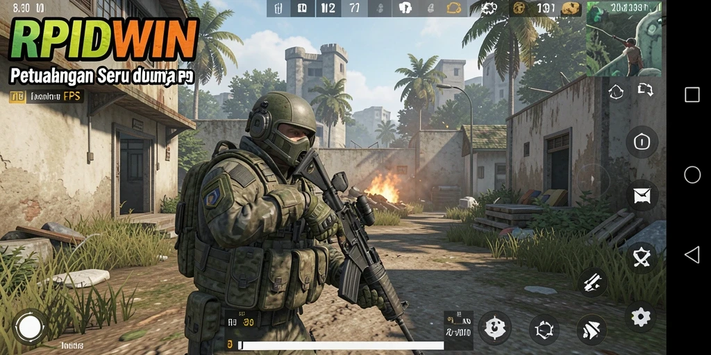 Gameplay intens di RPIDWIN dengan aksi seru dan grafis menawan.