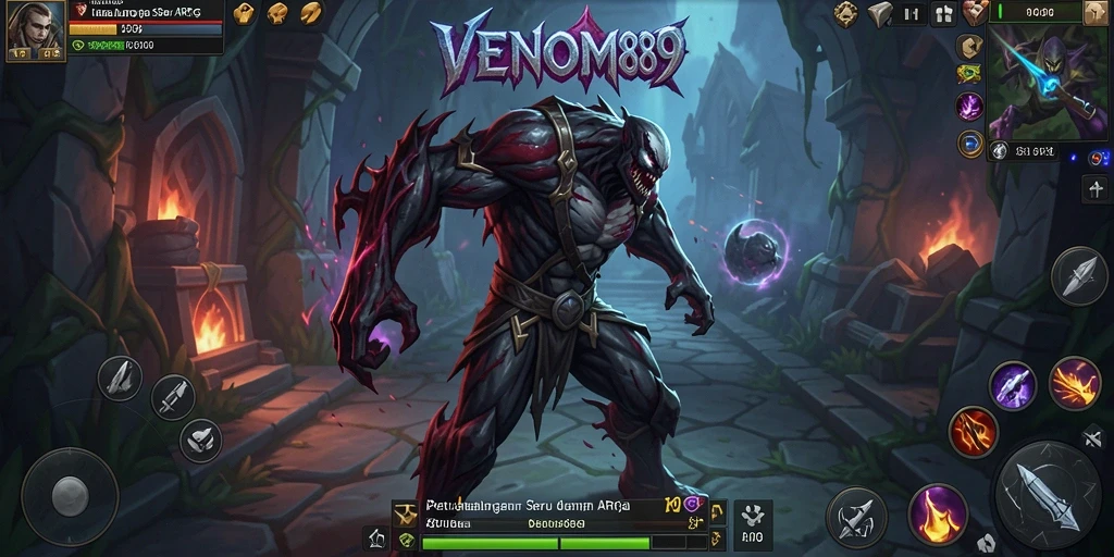 Gameplay ARPG epik dari VENOM889 yang penuh aksi.