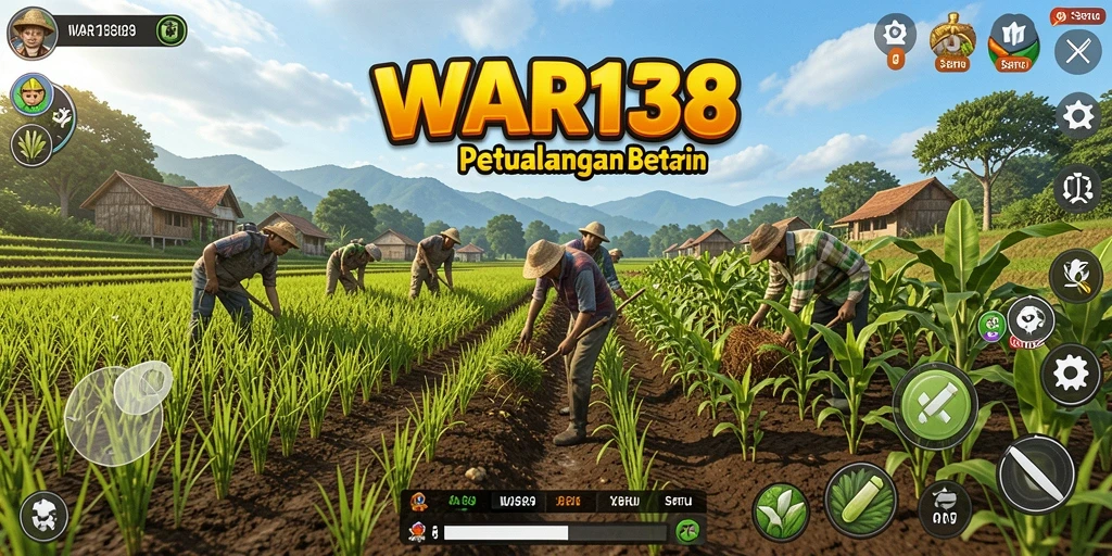 Tampilan gameplay FARMING yang menarik pada screenshot WAR138.