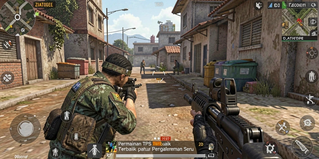 Gameplay intens ZIATOGEL saat pertempuran berlangsung.